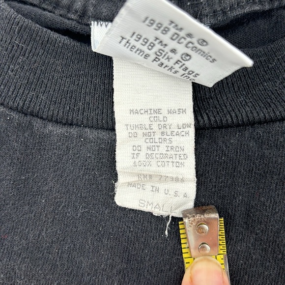 Vintage 1998 Riddlers Revenge six flags Magic Mountain T-shirt - Picture 6 of 9